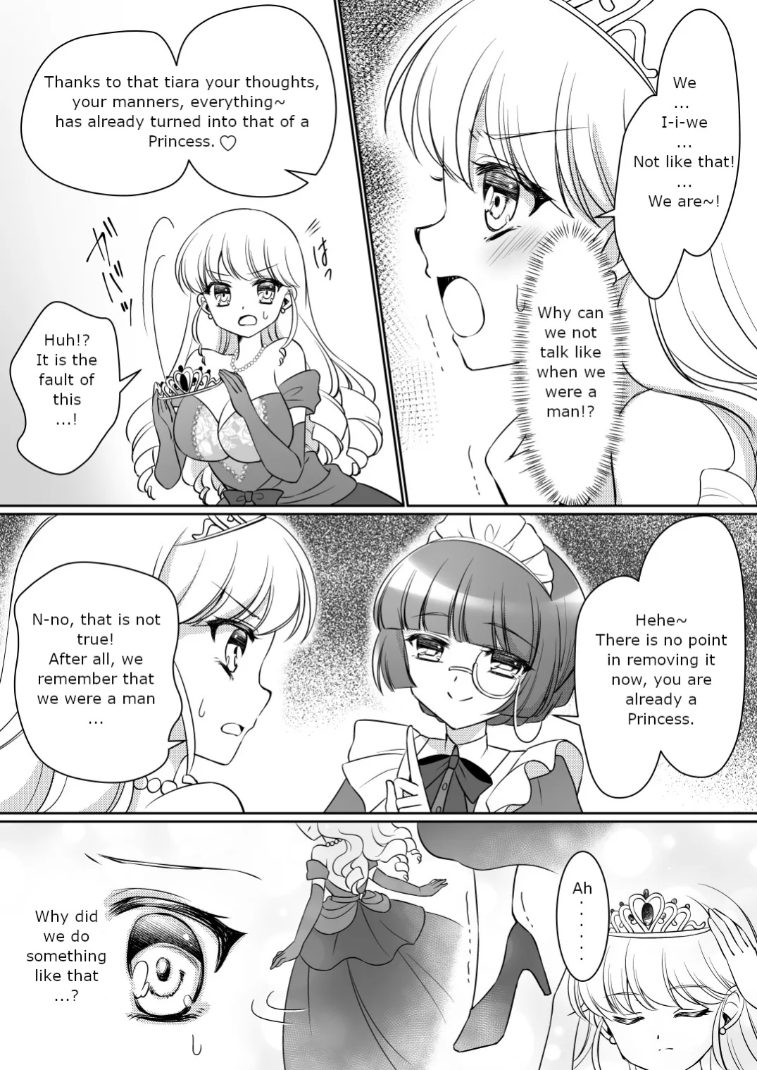 [Amuai Okashi Seisakusho (Kagura Kurumi)] Zettai ni Ohime-sama ni Nanka Narimasen wa! ~Ohime-sama Taiken de Ohime-sama ni Sareta Ore~ | I will never become a princess! ~I was made into a princess through the princess experience~