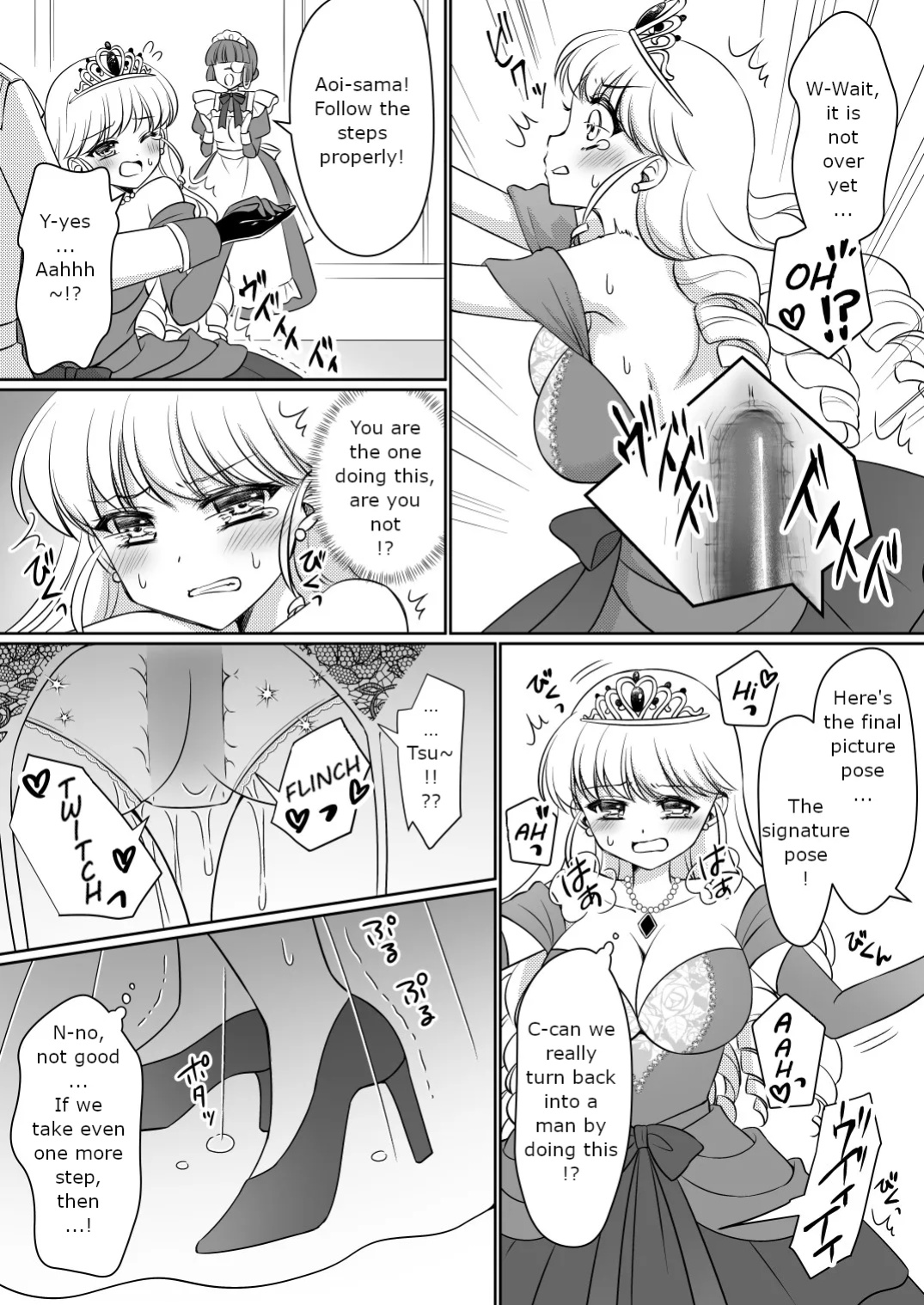 [Amuai Okashi Seisakusho (Kagura Kurumi)] Zettai ni Ohime-sama ni Nanka Narimasen wa! ~Ohime-sama Taiken de Ohime-sama ni Sareta Ore~ | I will never become a princess! ~I was made into a princess through the princess experience~