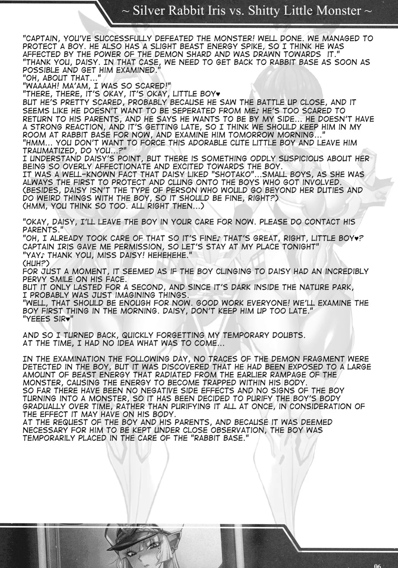 (C105) [Transistor Baby (hata)] Silver Rabbit Iris vs. Shitty Little Monster ～NTR Brainwashing Edition～ [joeyeroq]