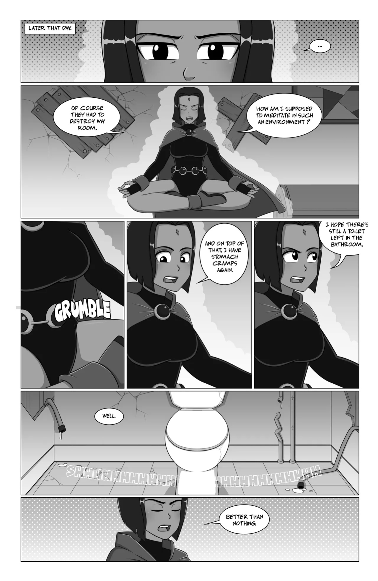 [PieceofSoap] A Teen Titan's Toilet Troubles