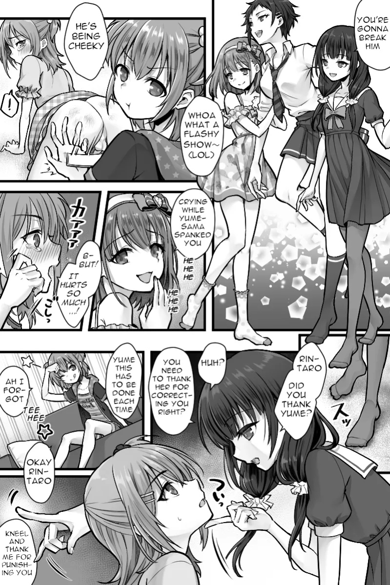 [Chijoku An (Sasanoma Nibi)] Zoku Futanari Chinpo-sama ni Kanraku Shita Kanojo to Mesu Ochi Shita Boku no Monogatari [ENG]