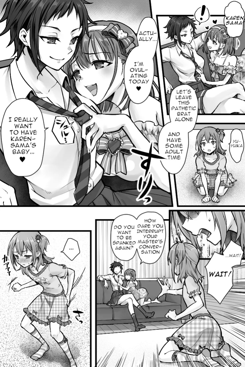 [Chijoku An (Sasanoma Nibi)] Zoku Futanari Chinpo-sama ni Kanraku Shita Kanojo to Mesu Ochi Shita Boku no Monogatari [ENG]