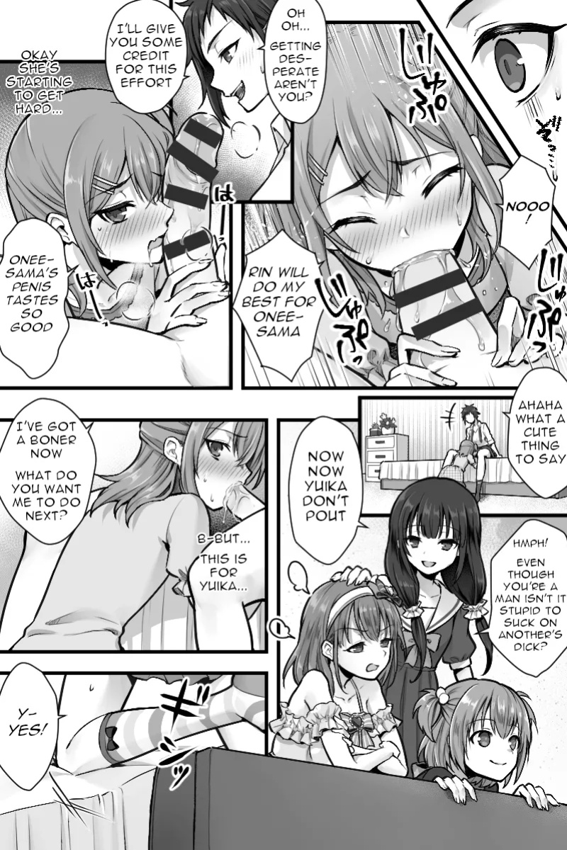 [Chijoku An (Sasanoma Nibi)] Zoku Futanari Chinpo-sama ni Kanraku Shita Kanojo to Mesu Ochi Shita Boku no Monogatari [ENG]