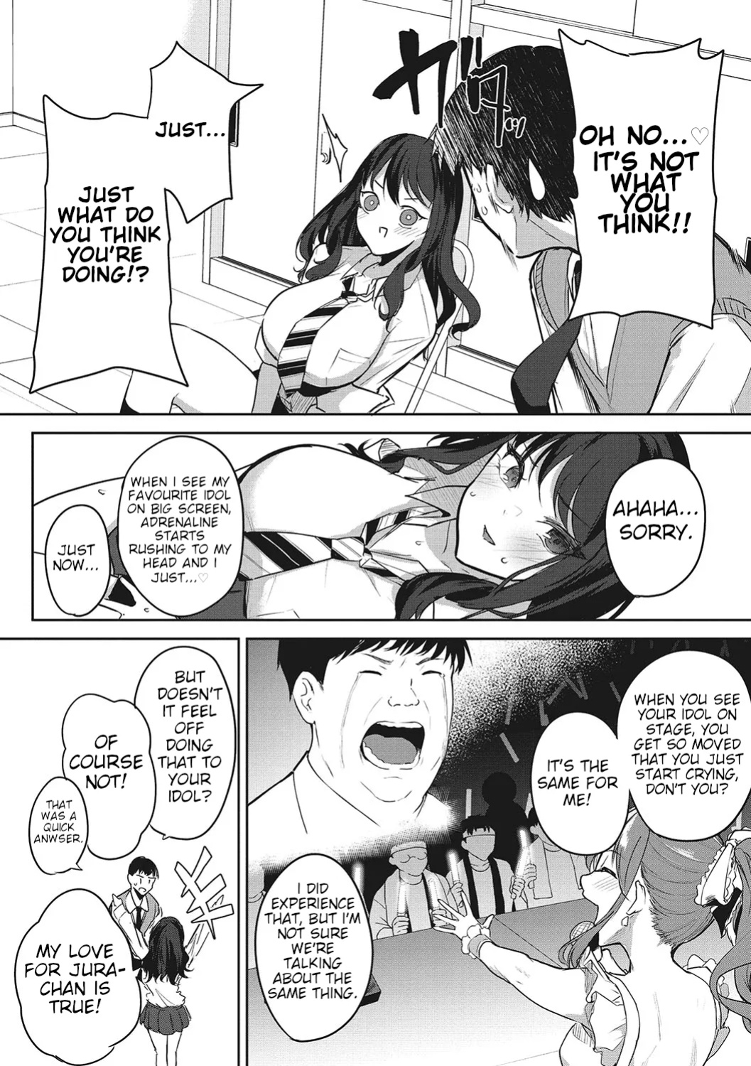 [Kurokawa Otogi] Oshi no Koto o Omou dake de | Just Thinking About My Idol (COMIC HOTMILK 2023-12)