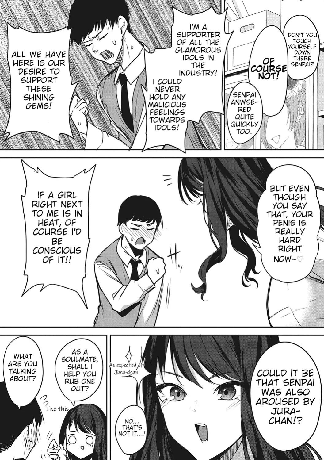 [Kurokawa Otogi] Oshi no Koto o Omou dake de | Just Thinking About My Idol (COMIC HOTMILK 2023-12)