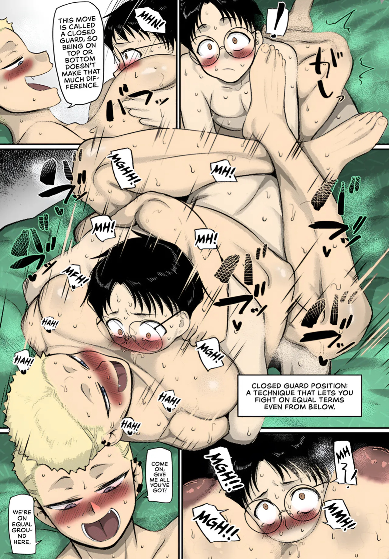 [Yamamoto Zenzen] Aragae! Kinnikujyo no Mount position!! | Resist! A Muscular Woman's Mount Position!! [Color]