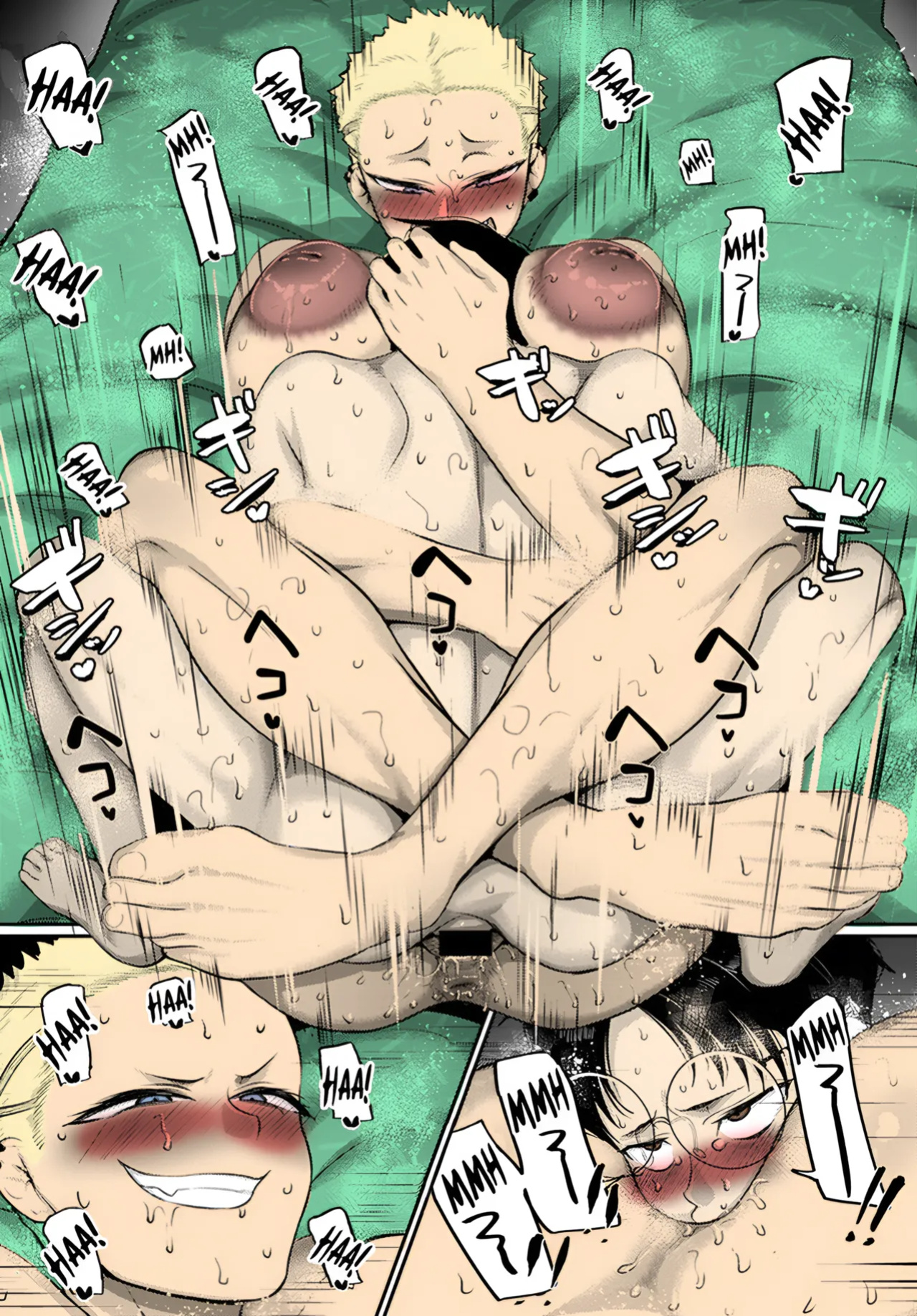 [Yamamoto Zenzen] Aragae! Kinnikujyo no Mount position!! | Resist! A Muscular Woman's Mount Position!! [Color]