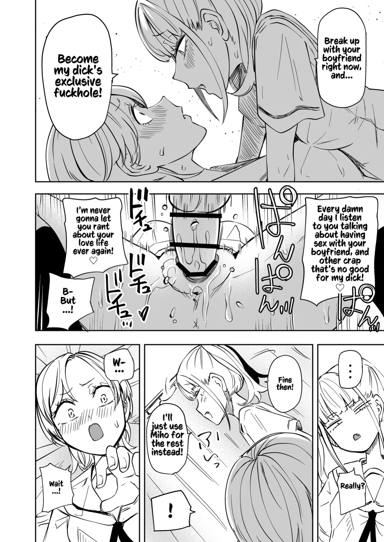 [Mikenekohanten (Sakamoto Kafka)] Chinpo Bare shita Ikioi de Tomodachi Zenin Onaho ni Shichaimashita | After I Was Exposed As A Futanari, I Turned All My Friends Into My Fuckholes! [Kusanuu]