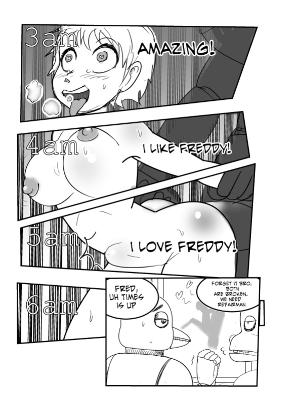 [Okamisaga] A Night At Freddy Jizzbear (Five Nights At Freddy's)
