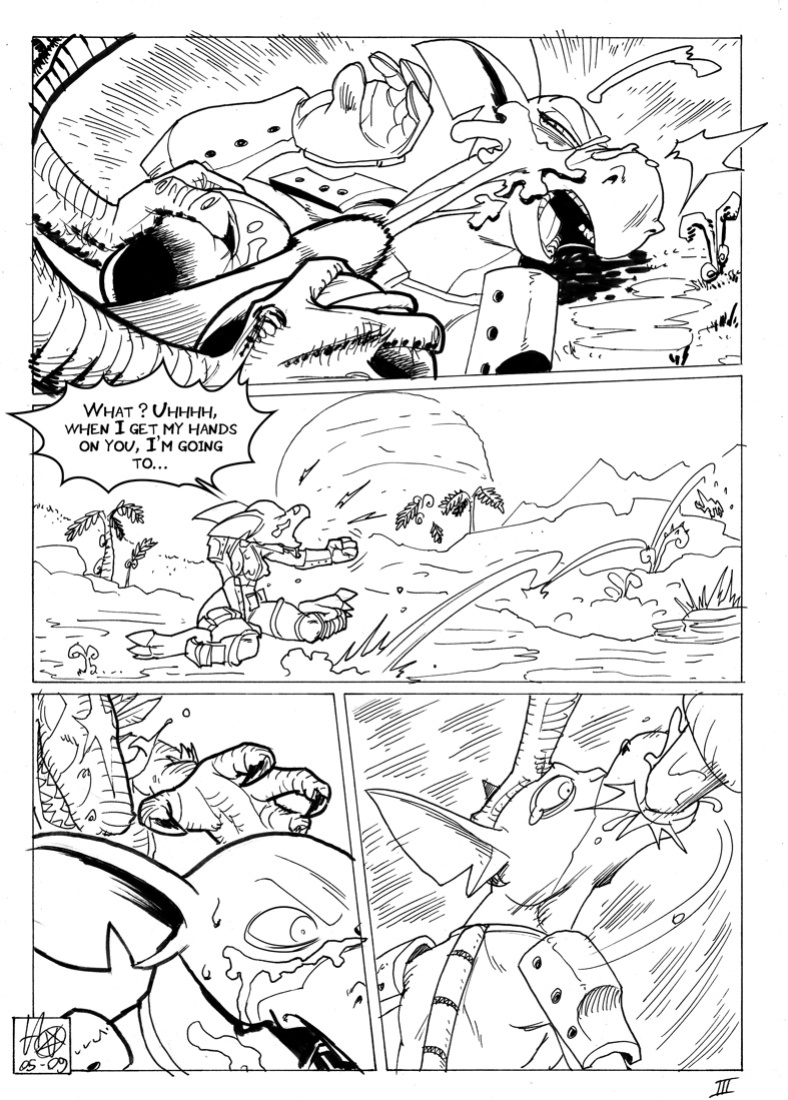 COMIC TITAN AE (ARTIST Horlod)