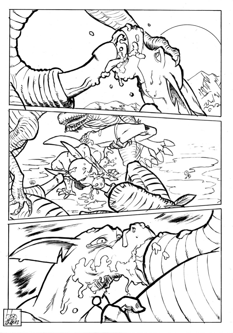 COMIC TITAN AE (ARTIST Horlod)
