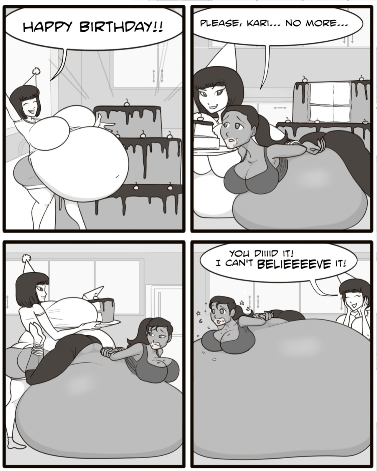 [RiddleAellinea] Weight Gain Wager + Weight Gain Winner