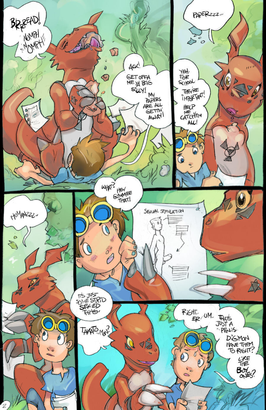 [Mamabliss] Sex Ed (Digimon Tamers)