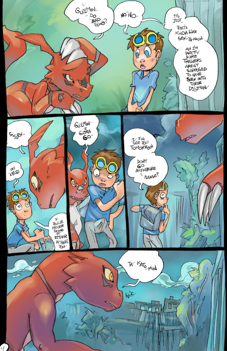 [Mamabliss] Sex Ed (Digimon Tamers)