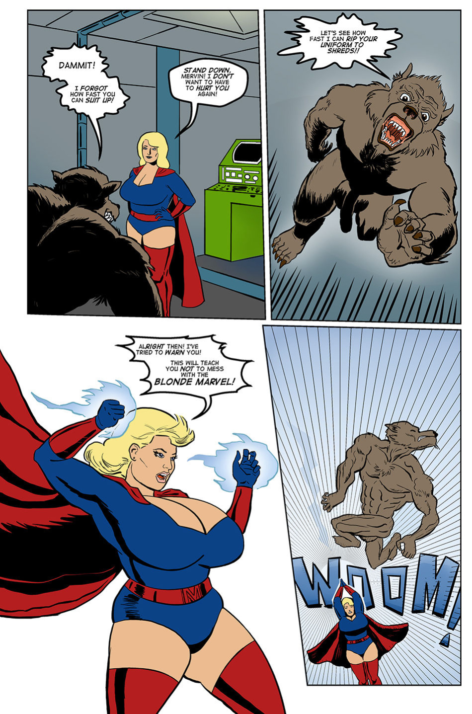 [Darrell San] Blonde Marvel - Mervin The Monster