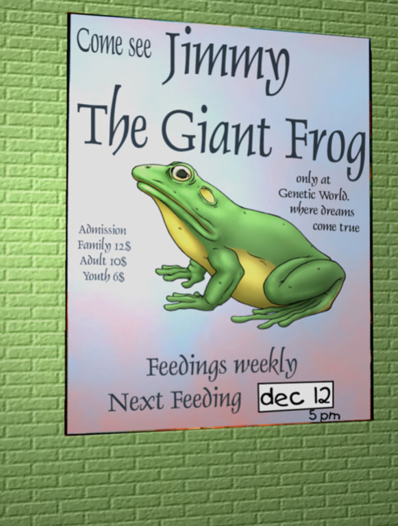 THE GIANT FROG (CARNIVORE CAFE)