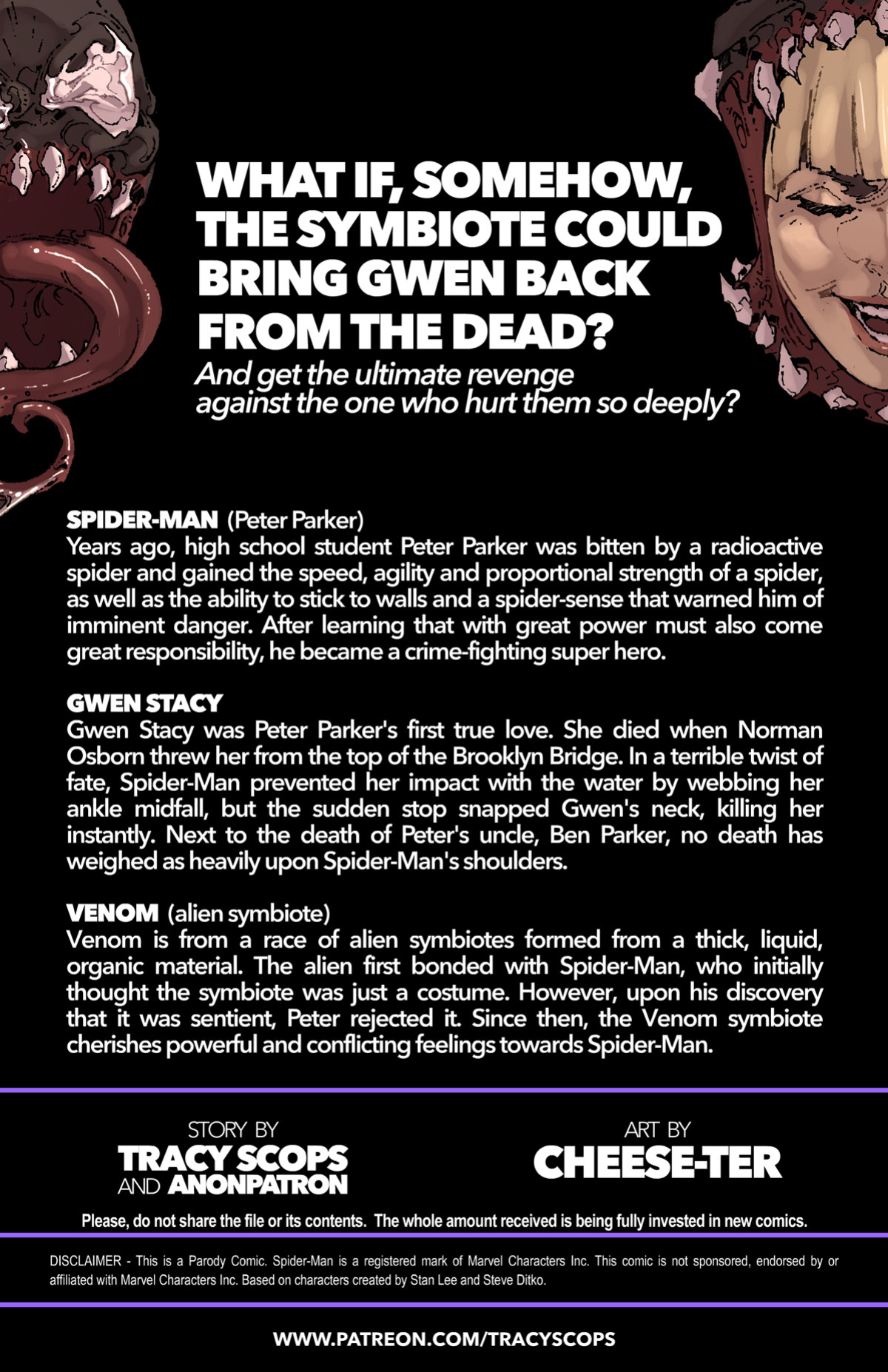 [Tracy Scops (Cheese-ter)] VENOMESS (Spider-Man)