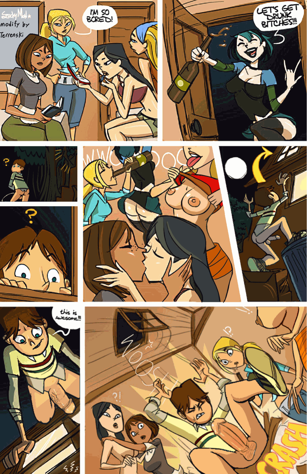 [Stickymon] Total Drama Intercourse (modify by terrenski)