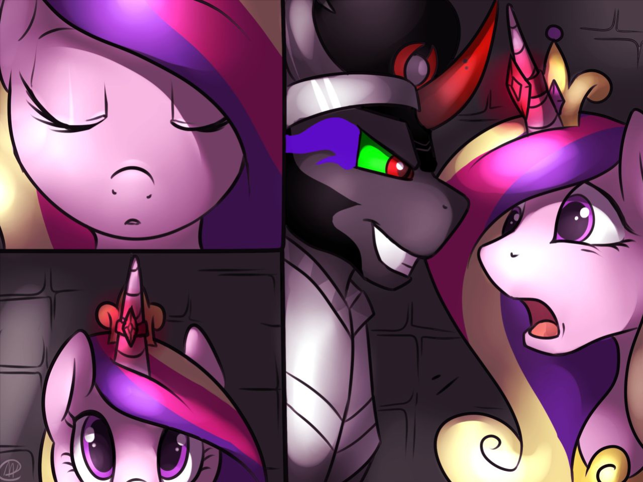 [Meggchan] Cadance x Sombra (My Little Pony: Friendship is Magic)