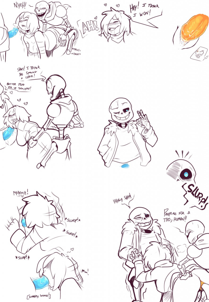 [Kayla-Na] Sans x Frisk x Papyrus (Undertale)