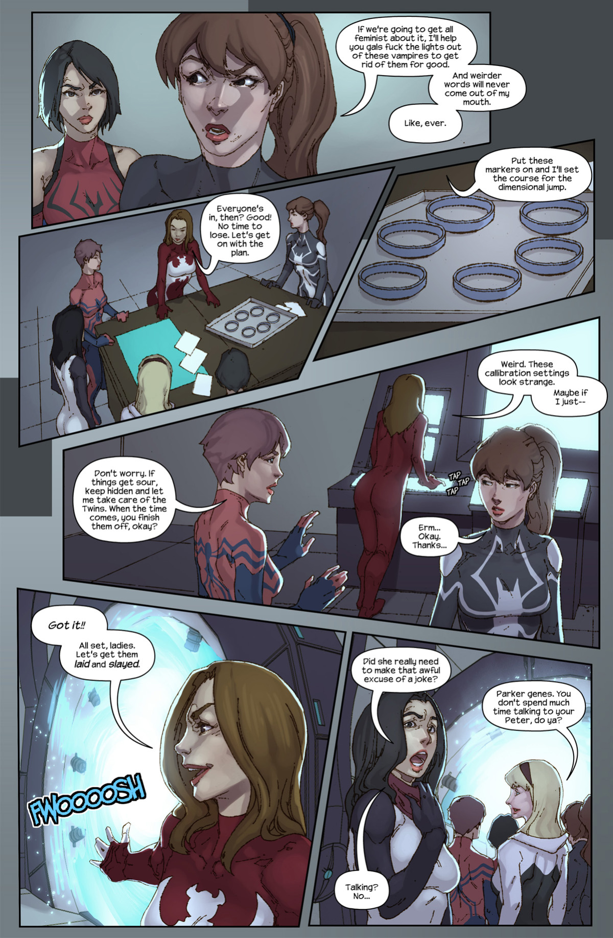 [Tracy Scops (Cheese-ter)] Porn Edge of Spider-Verse - The Hunt for the Inheritors (Spider-Man)