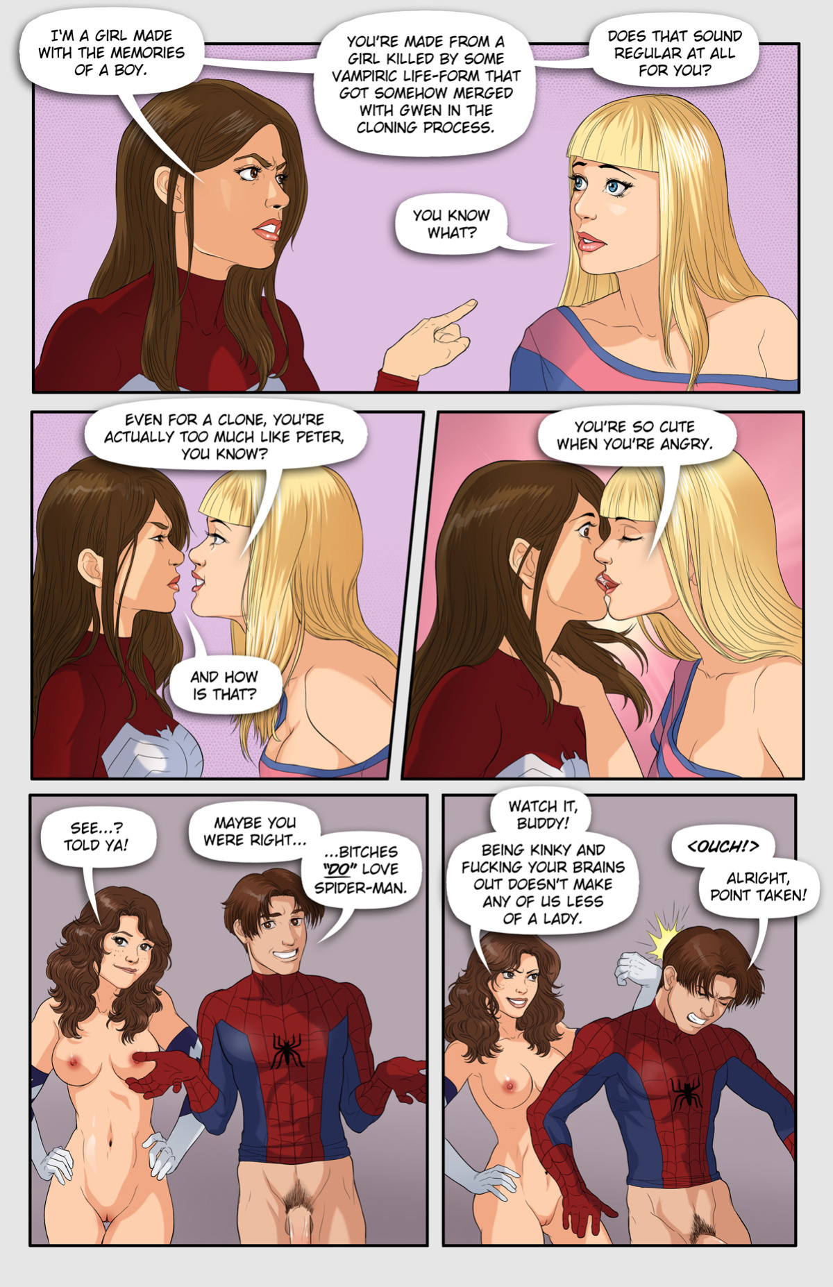 [Tracy Scops (Autumn Sakura)] Ultimate Spider-Man XXX 6 - Spidercest - what parker luck? (Spider-Man)