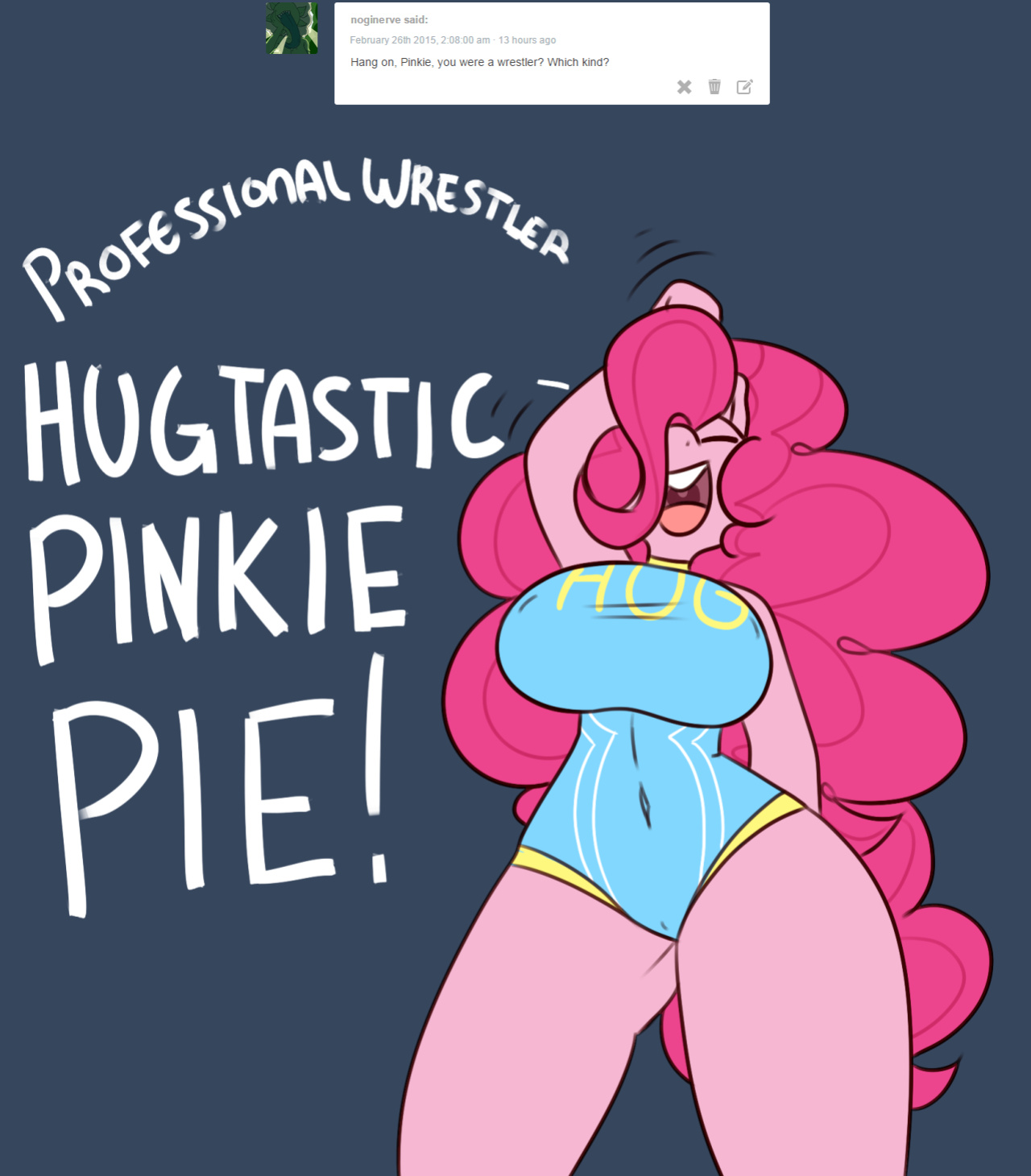 [Somescrub] Hugtastic Pinkie Pie