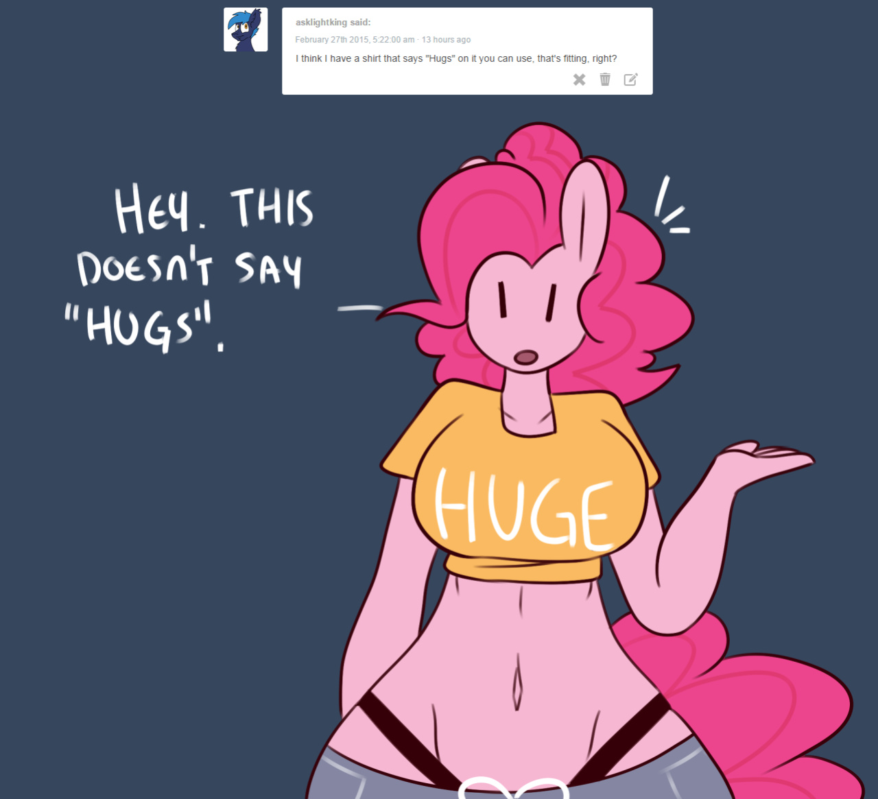 [Somescrub] Hugtastic Pinkie Pie