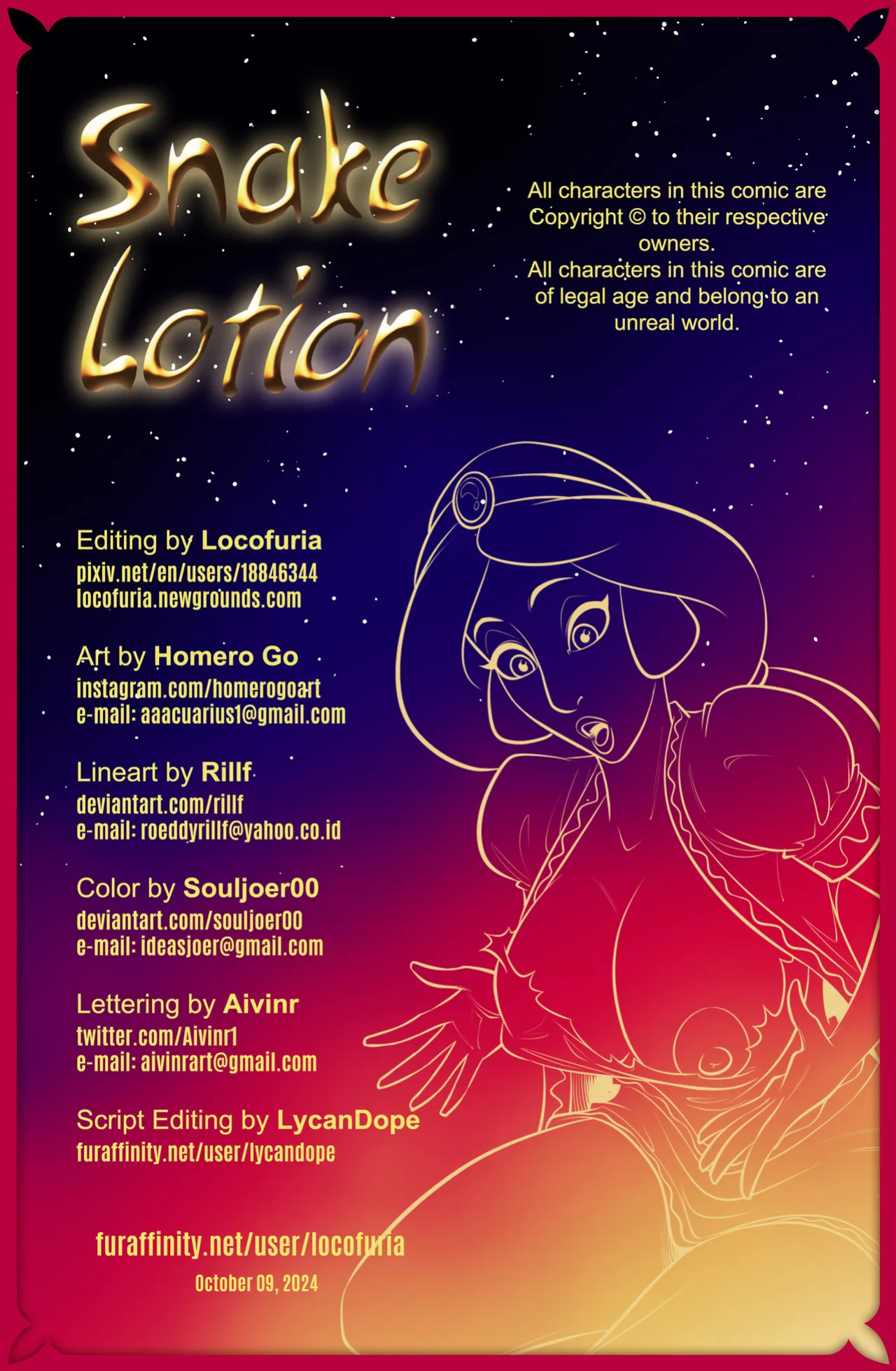 [Locofuria] Snake Lotion (Aladdin)