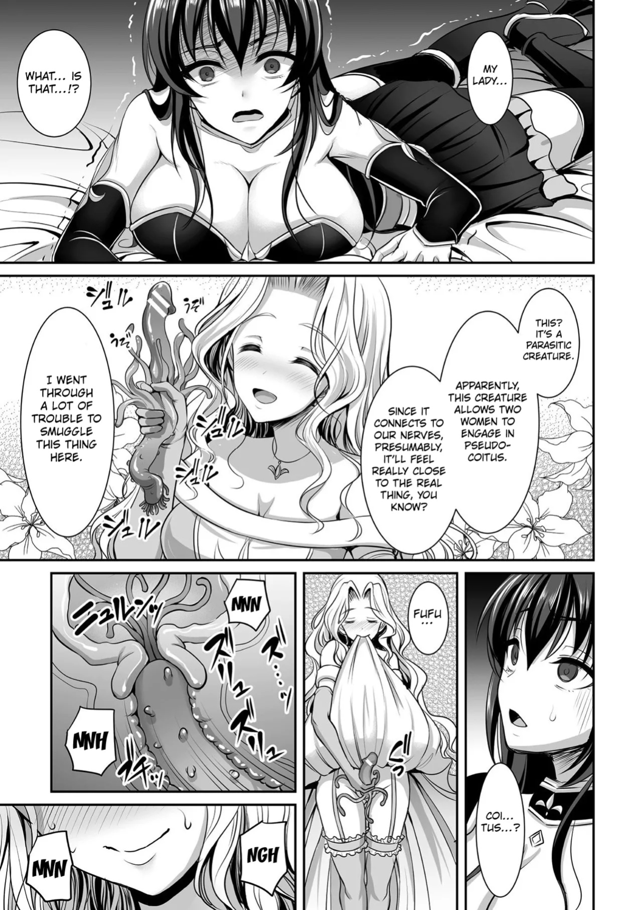 [Son Yohsyu] The White Lily Princess And The Black Lily Knight ([Anthology] 2D Comic Magazine Gachi-Lez Ryoujoku de Kairaku Otoshi Vol. 1) [Kuraudo]