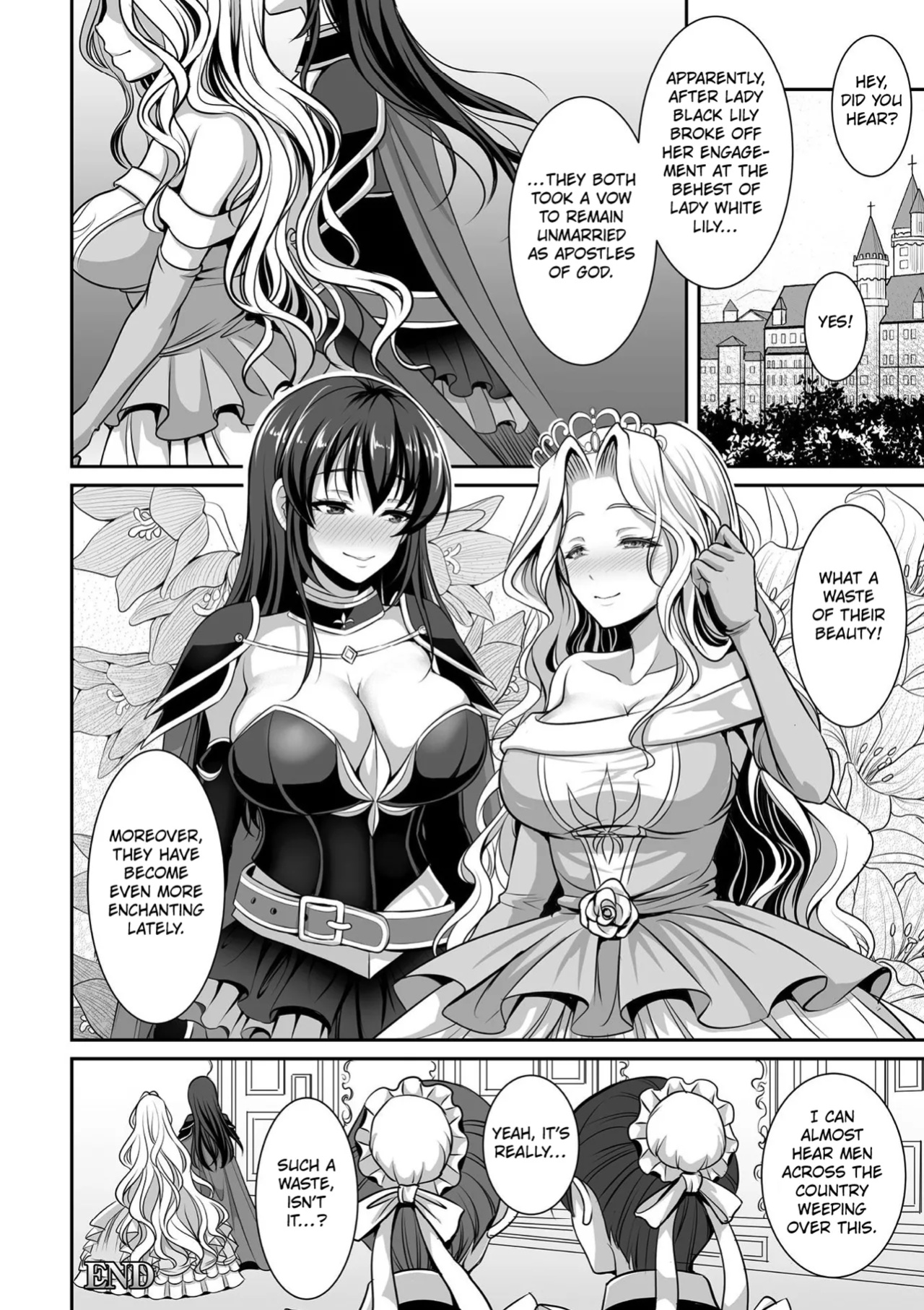 [Son Yohsyu] The White Lily Princess And The Black Lily Knight ([Anthology] 2D Comic Magazine Gachi-Lez Ryoujoku de Kairaku Otoshi Vol. 1) [Kuraudo]