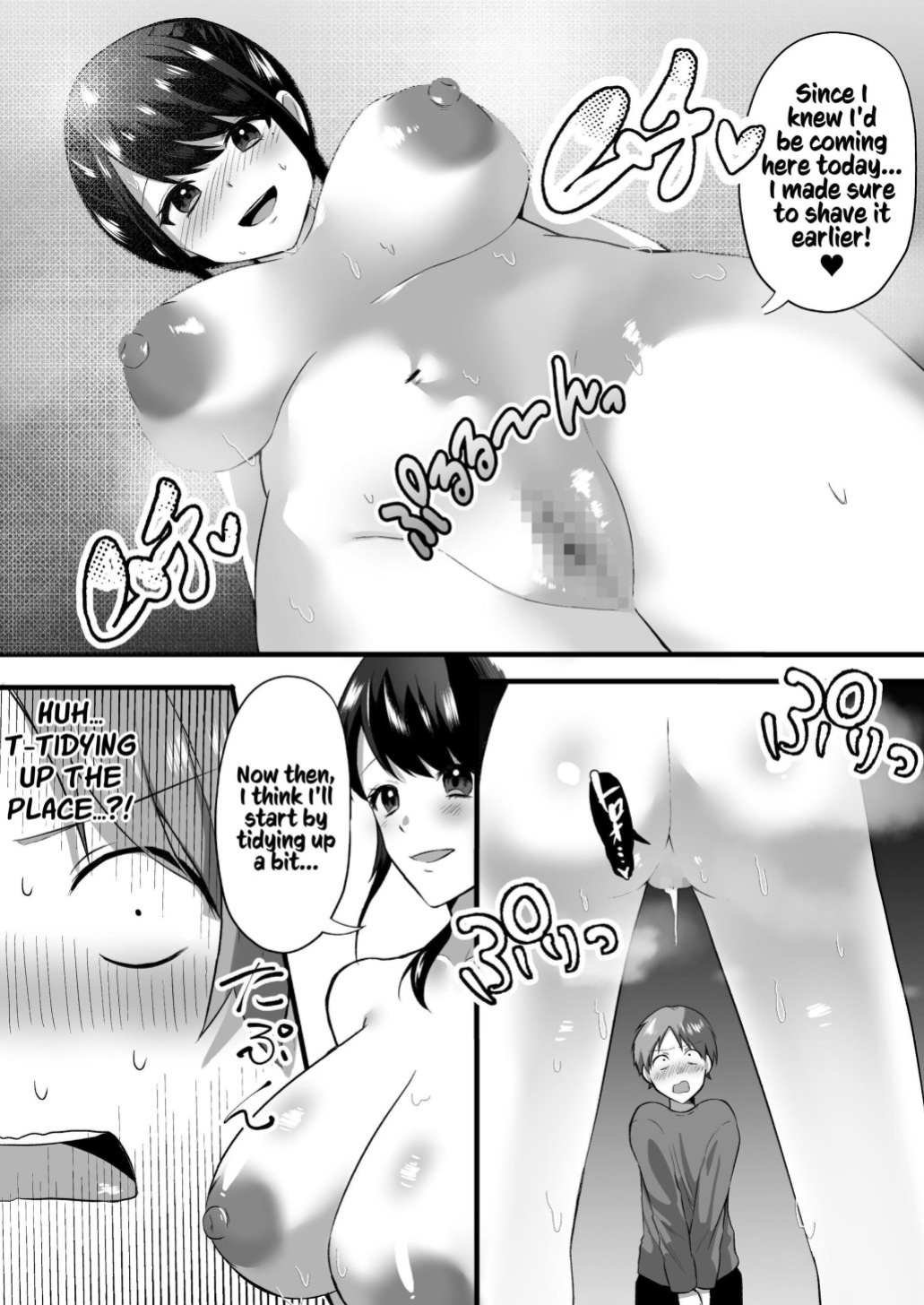 [Atelier TODO (Kawai, TODO Kantoku)] [Zenra de Kaji Daikou] Hitozuma Kaseifu-san ga Hikikomori de Motenai Boku ni Yasashiku Shite kureta | Naked Housework Agency ~The Married Housekeeper Treated Shut-in Uncool Me So Very Kindly~ [Kusanuu]