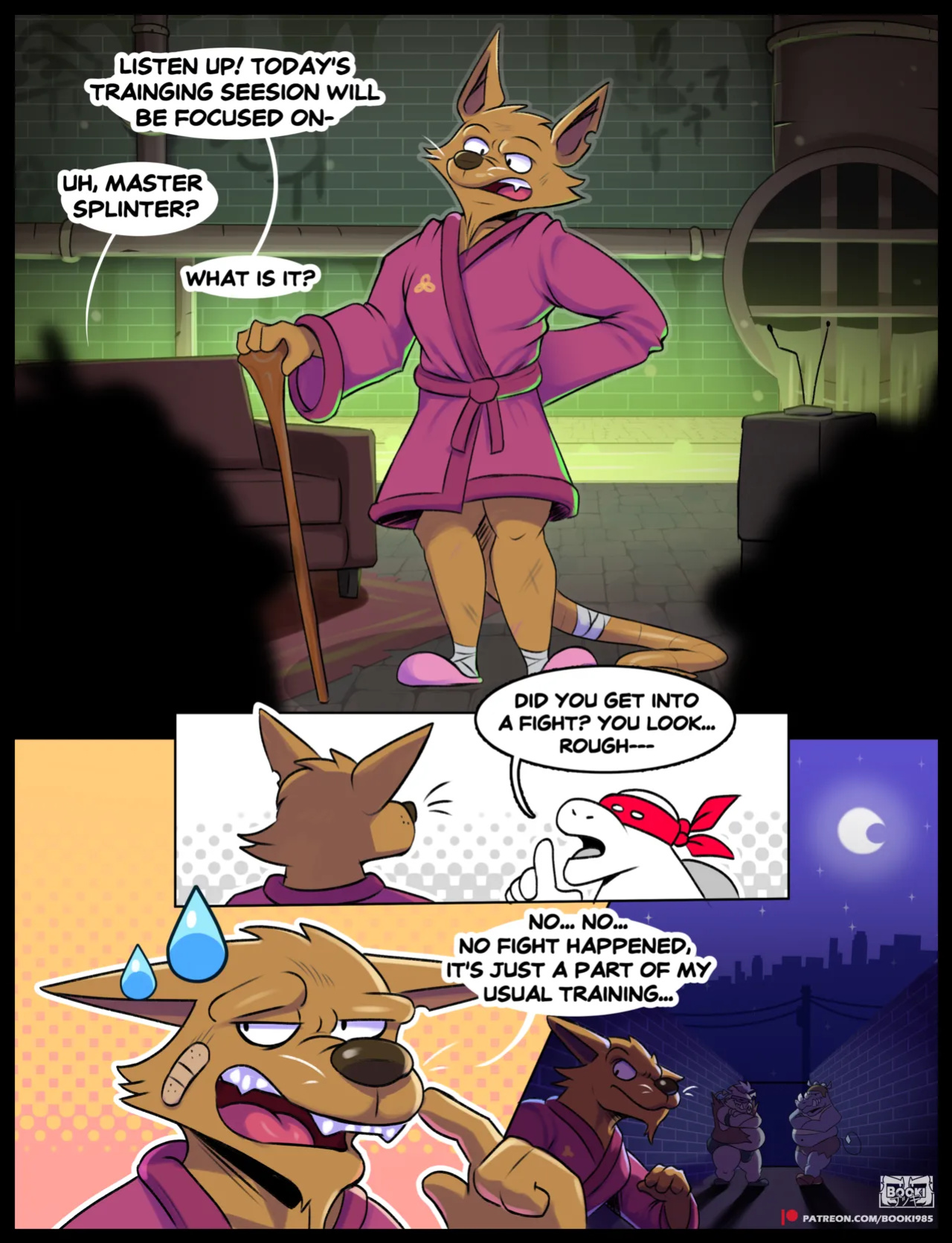 [El Booki] Splinter Gets Spitroasted