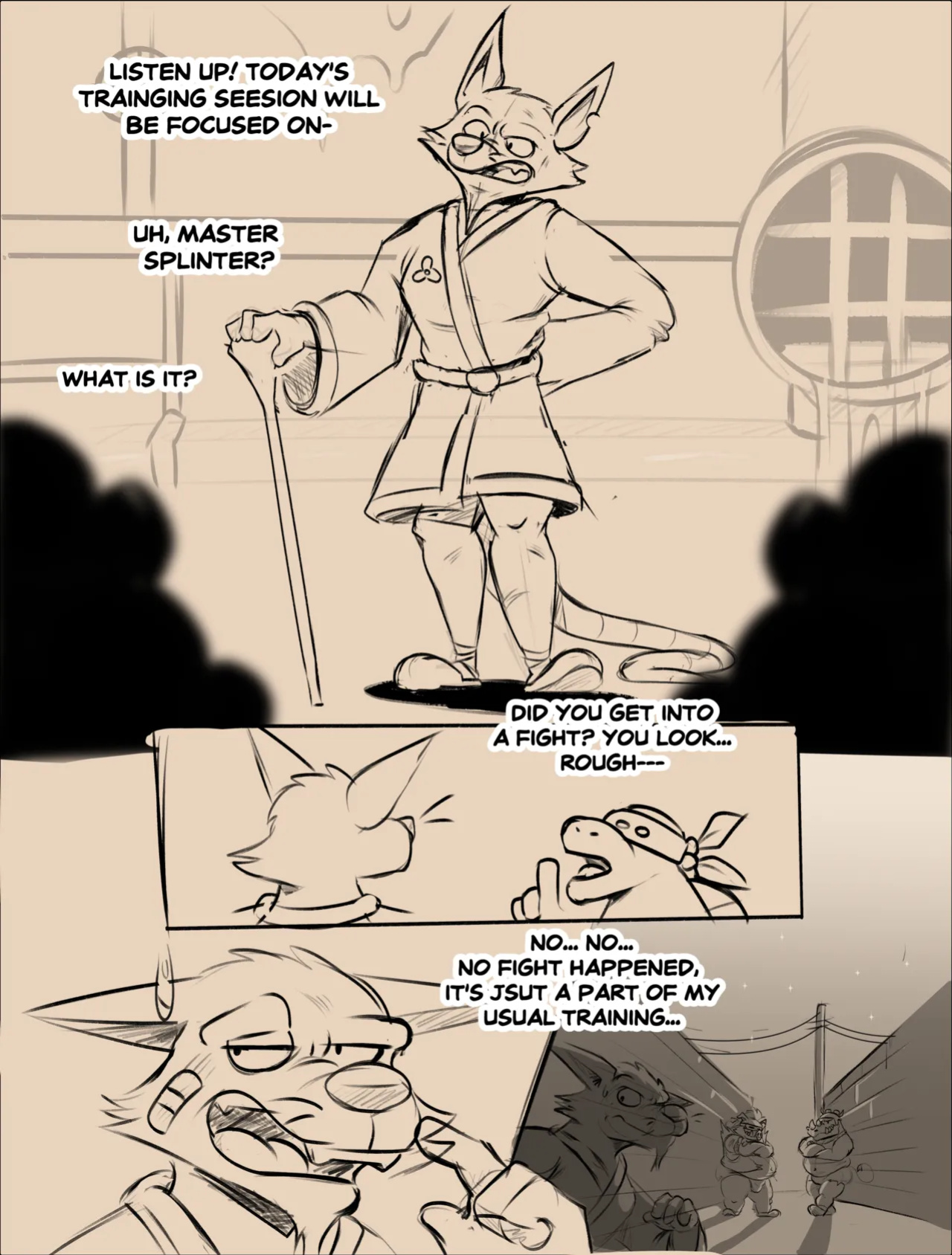 [El Booki] Splinter Gets Spitroasted