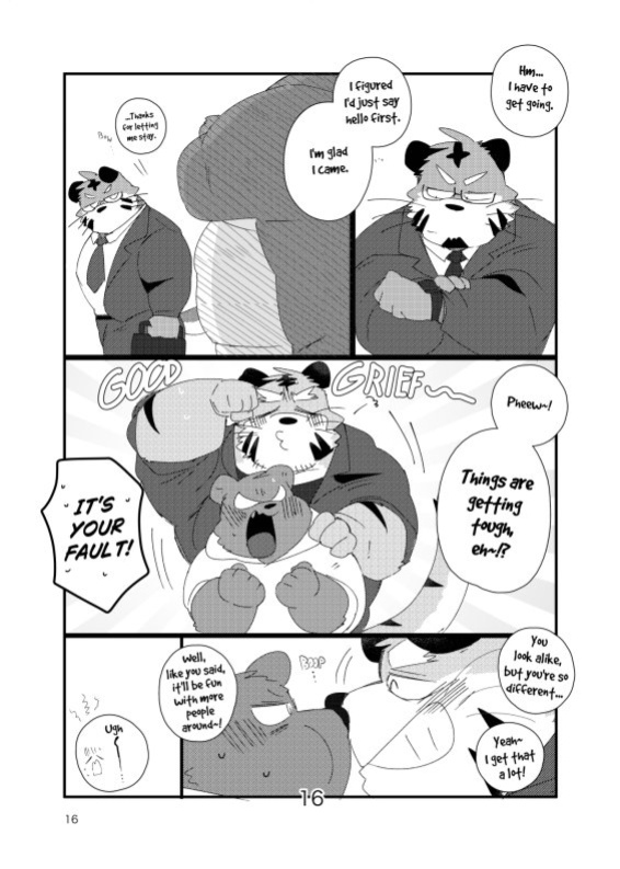 The old kansai accent man and his twin brother sweet lovey dovey threesome book