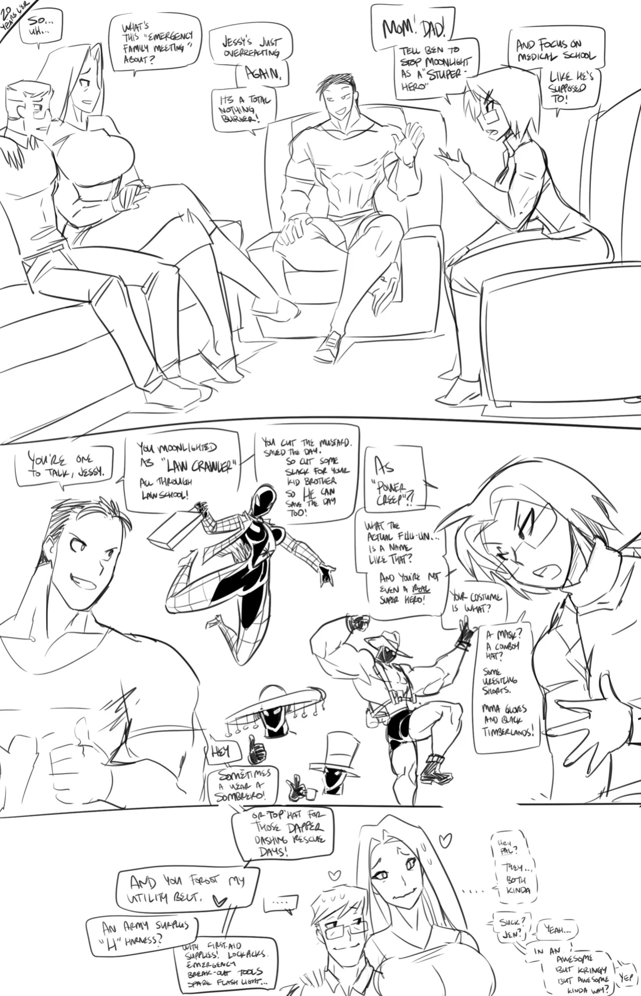 [Fred Perry] Super Quik + Spidey and She-Hulk: Are Noisy Neighbors + Goof Off (Marvel) HD