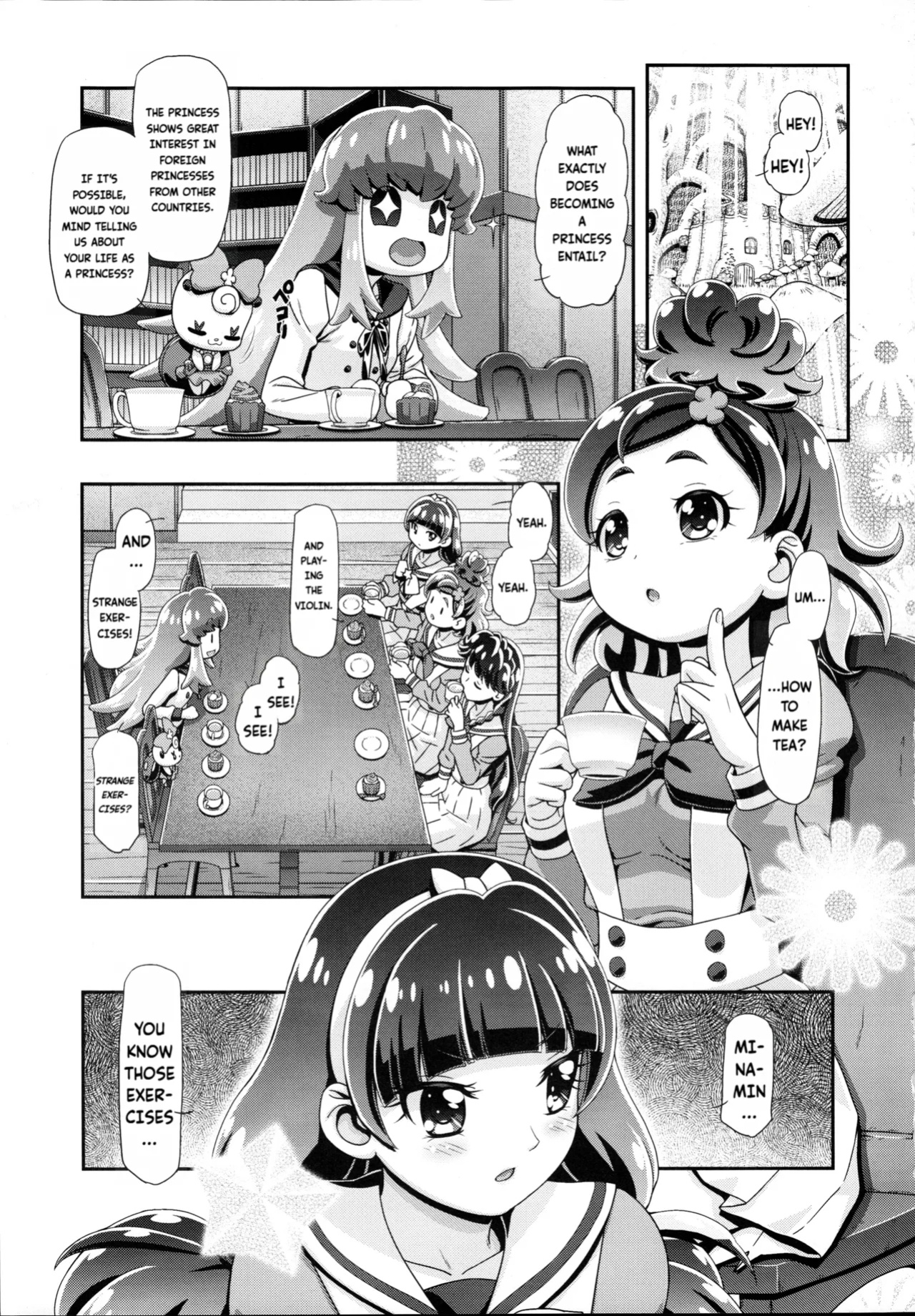 (C88) [Gambler Club (Kousaka Jun)] Princess PuniCure + Haru Haru no Turn | Princess PuniCure + Haru Haru's Turn (Go! Princess PreCure) [Fallen Games]