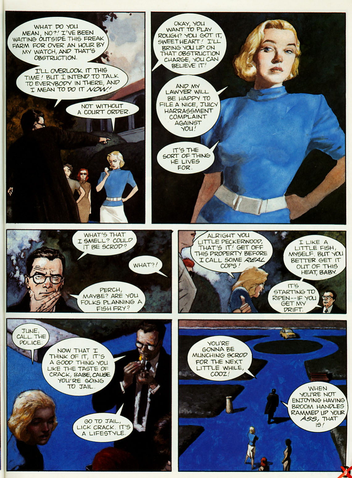 Terror In the Lesbian Nudist Colony