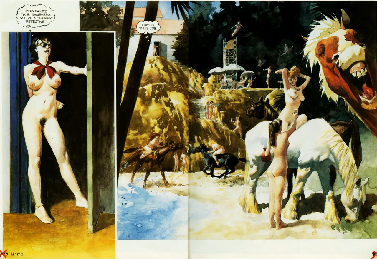 Terror In the Lesbian Nudist Colony