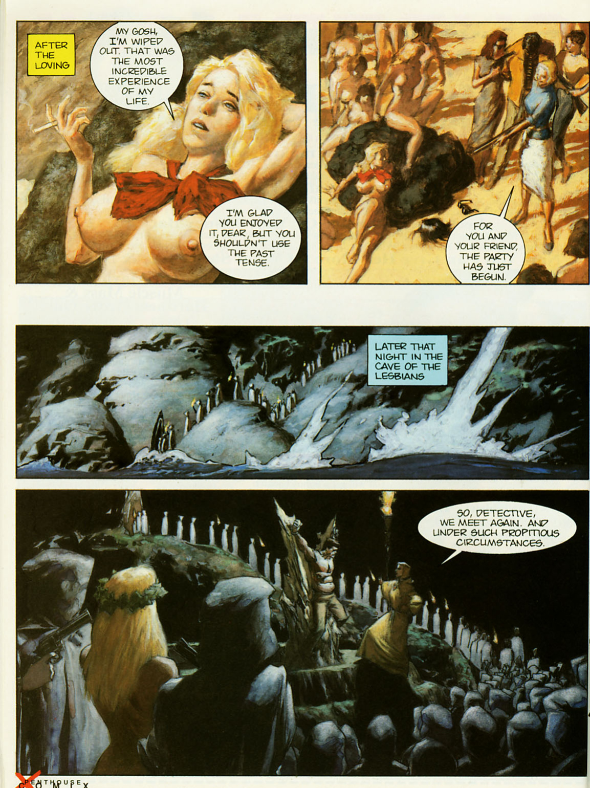 Terror In the Lesbian Nudist Colony