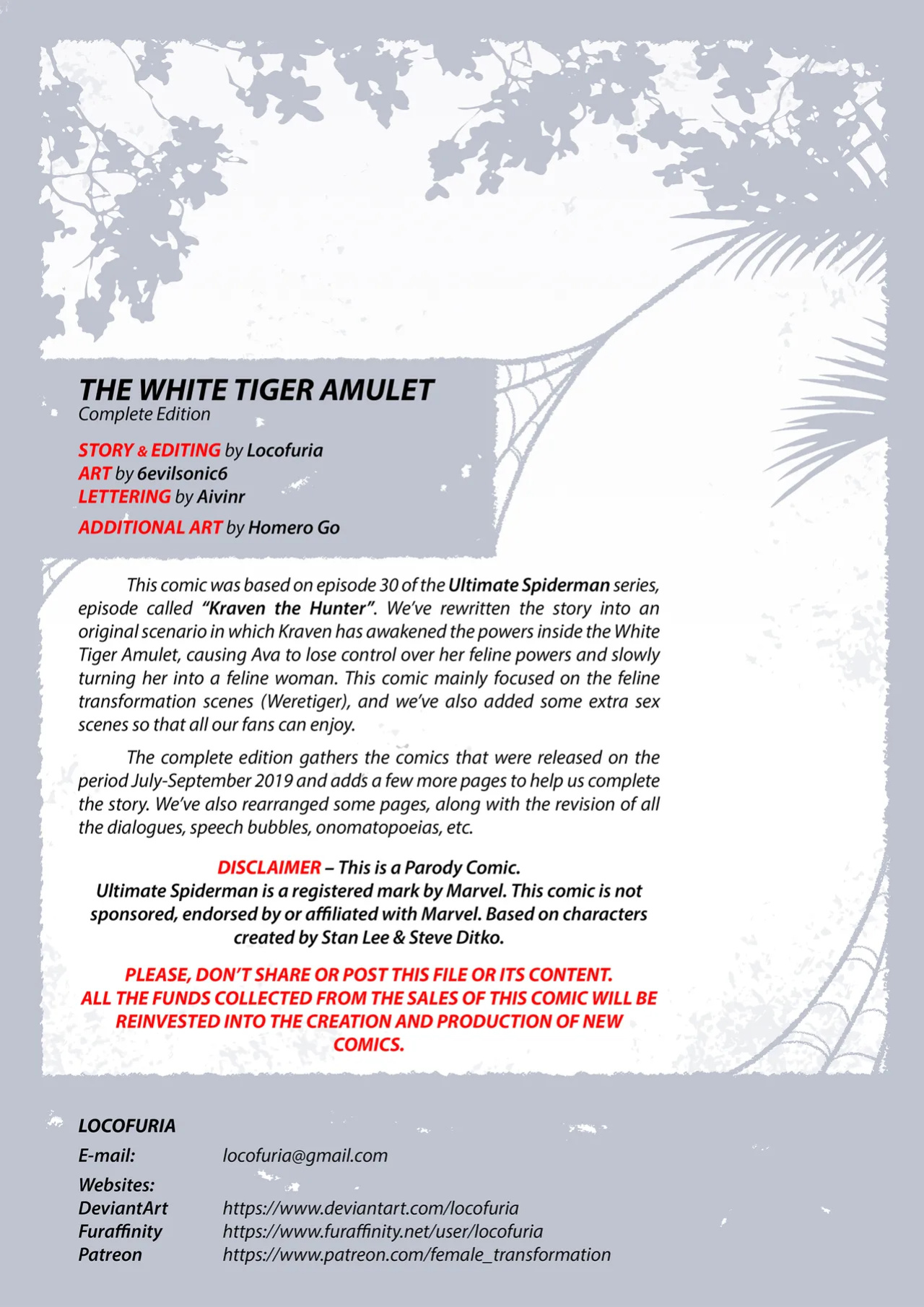 [6evilsonic6] The White Tiger Amulet Complete Edition