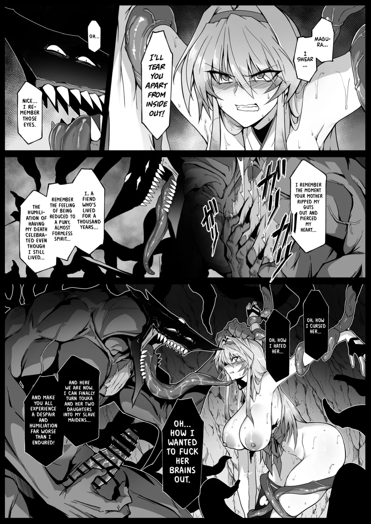 [Hokkebain! (Halcon)] Hama no Miko Ingoku ni Otsu | Exorcist Maidens: The Fall to Lustful Hell [Shiromaru]