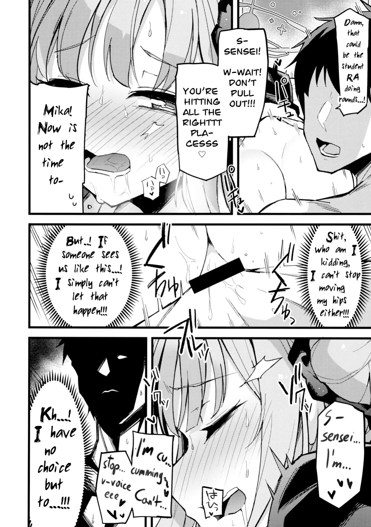 (C102) [Miracleburn (Himiya Zyo-zu)] Mika, Keep it Down (Blue Archive)