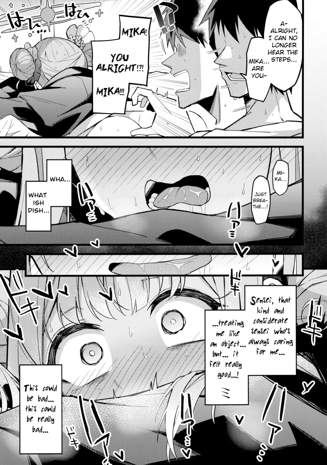 (C102) [Miracleburn (Himiya Zyo-zu)] Mika, Keep it Down (Blue Archive)