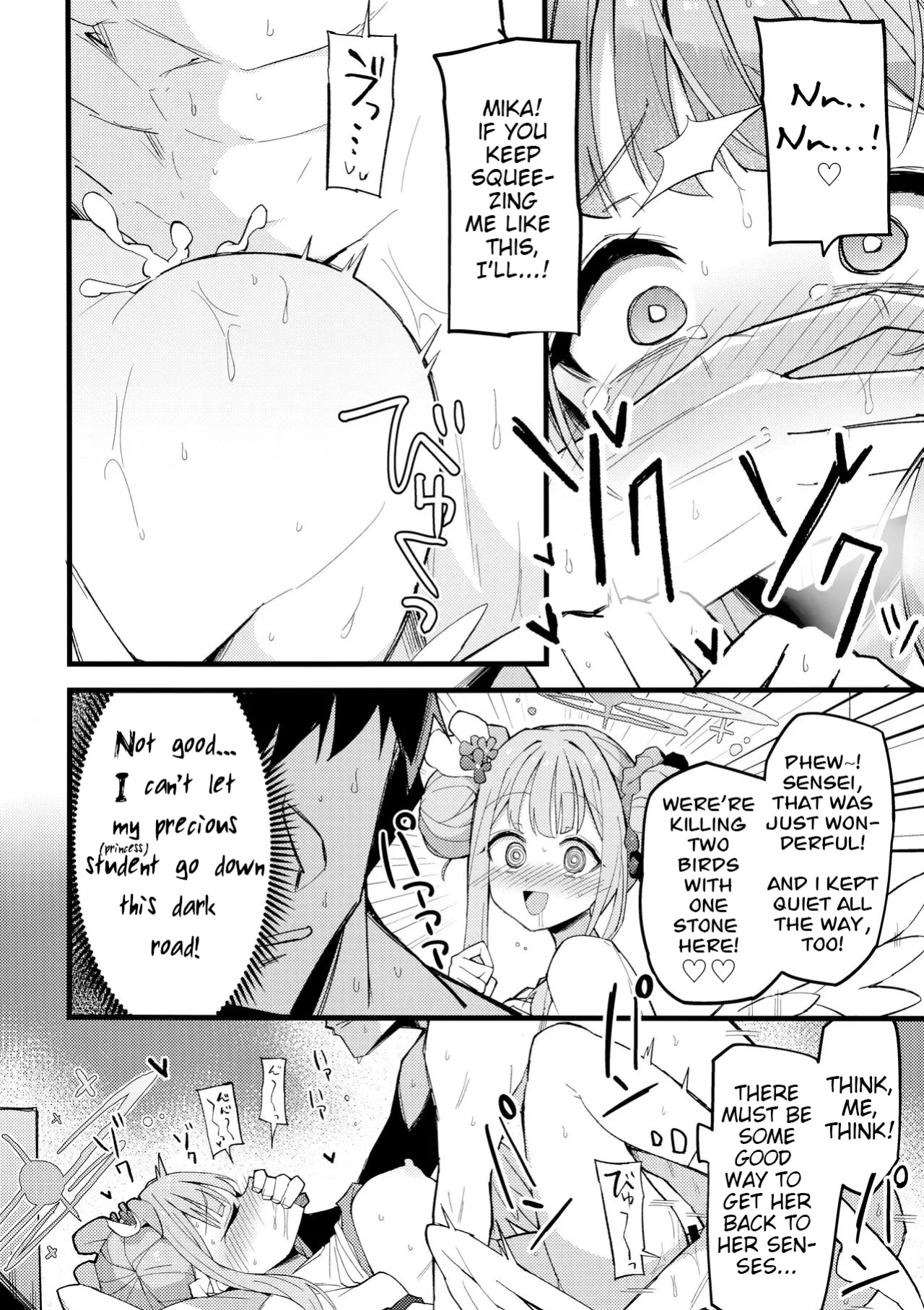 (C102) [Miracleburn (Himiya Zyo-zu)] Mika, Keep it Down (Blue Archive)