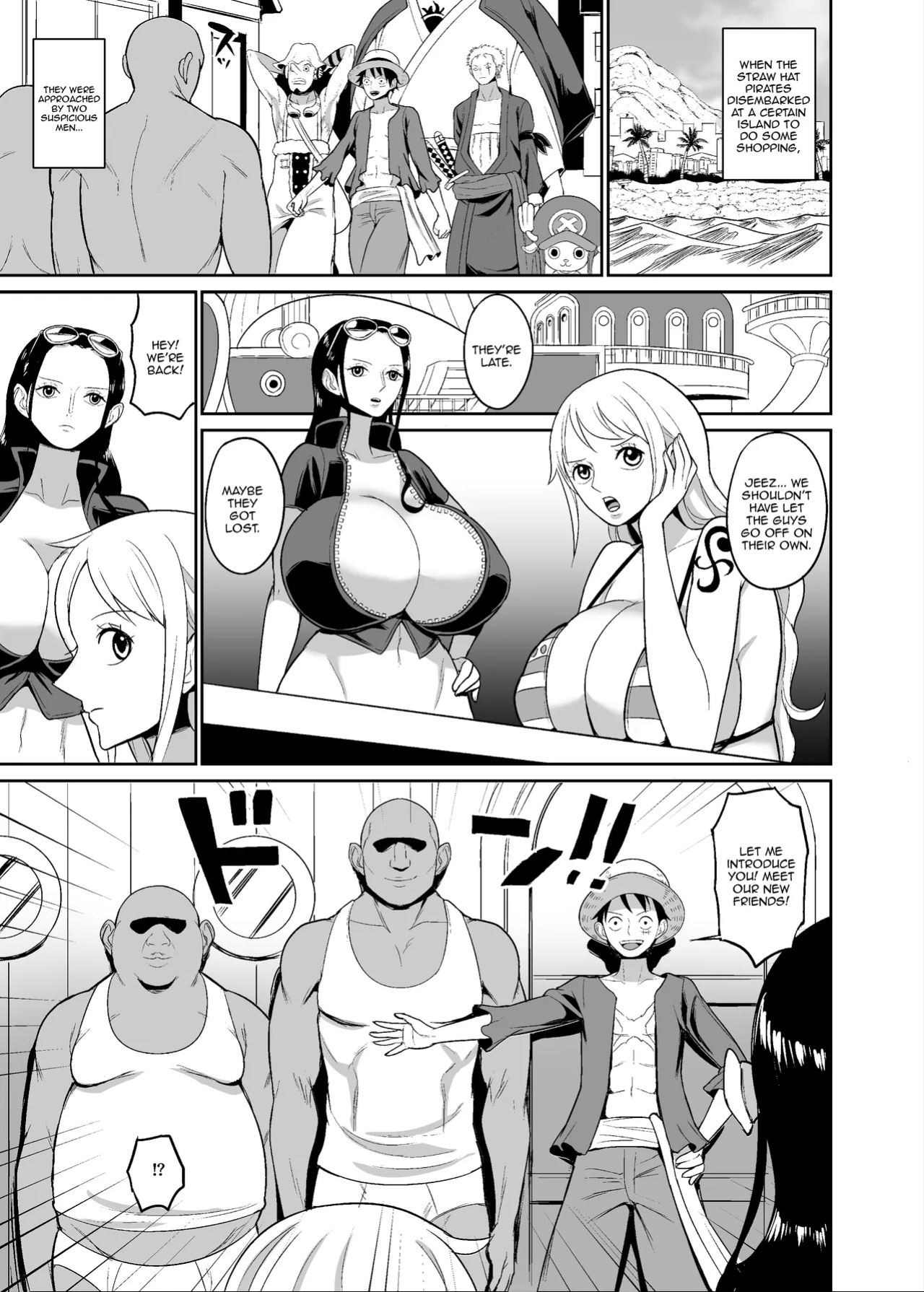[REM9 (Hamiltan)] Koitsura ga Oretachi no Atarashii Nakama da! | These Guys are Our New Nakama! (One Piece)