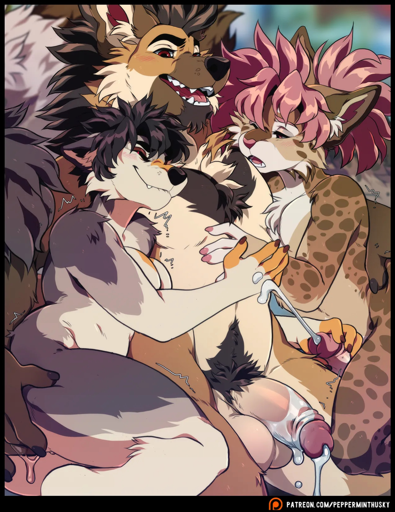 [PeppermintHusky (Roanoak/Ace)] Pride 2024 + Belly Rubs