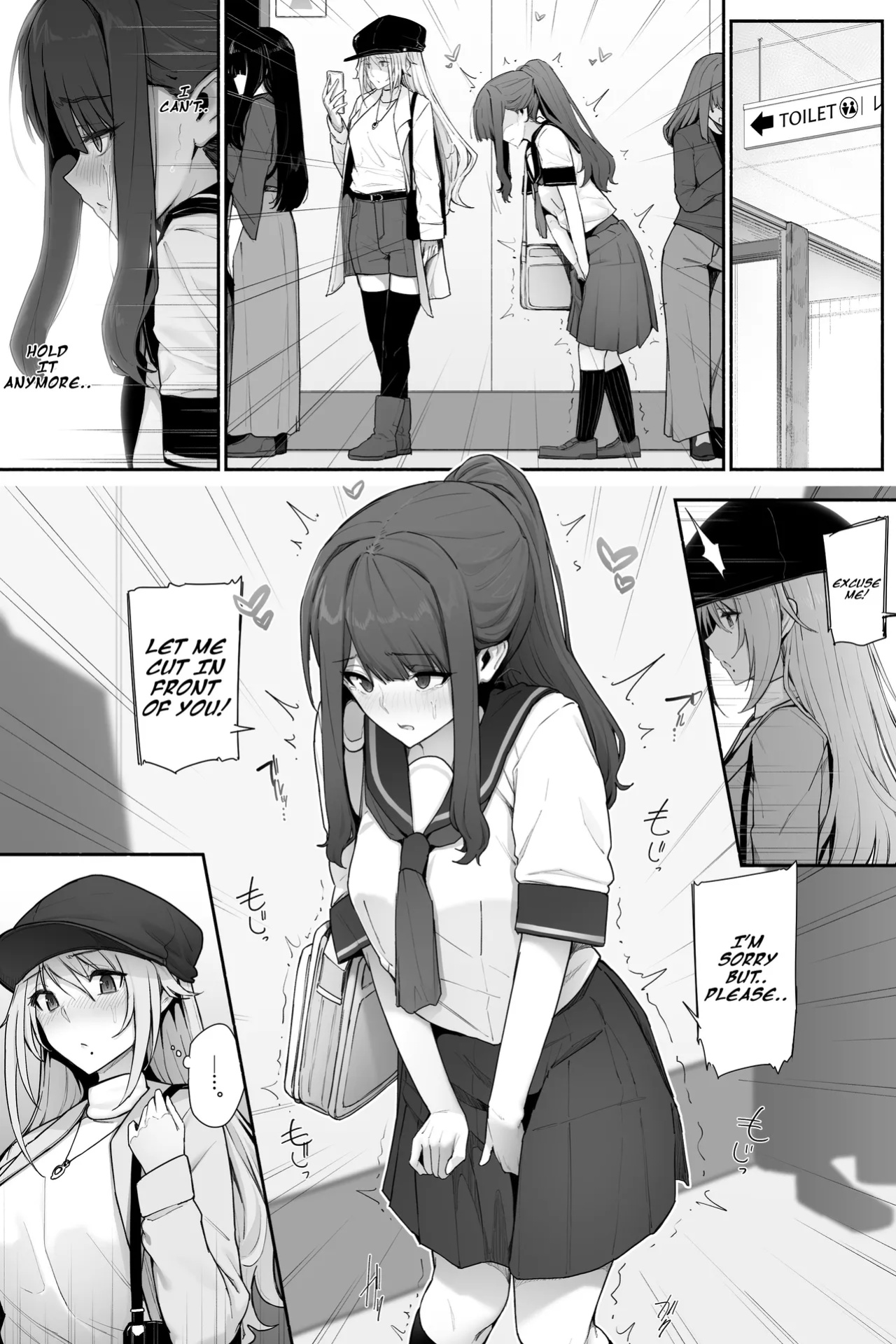 [Cocomachi] Oshikko Genkai na Toilet Machi x2