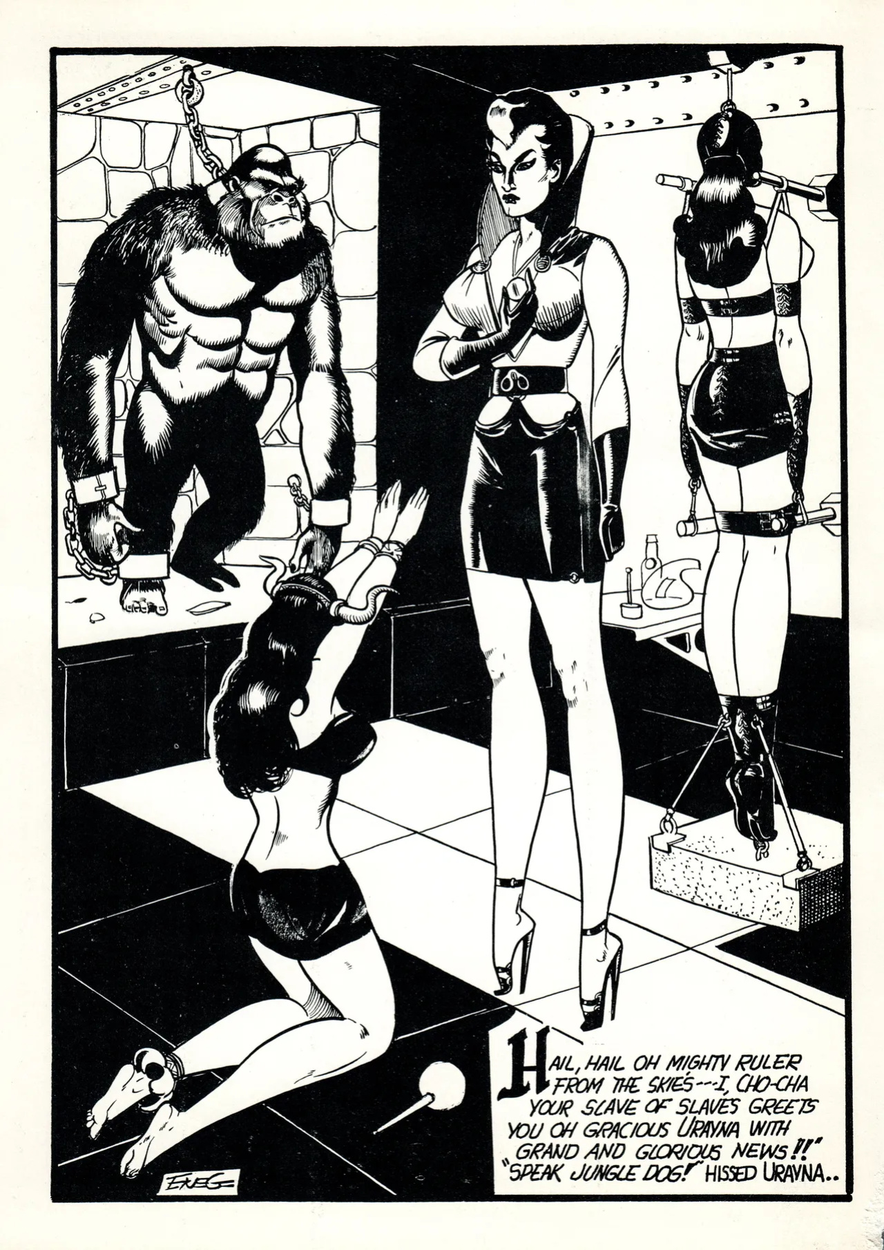 [Eneg] Brutal Punishment for Captive Girls