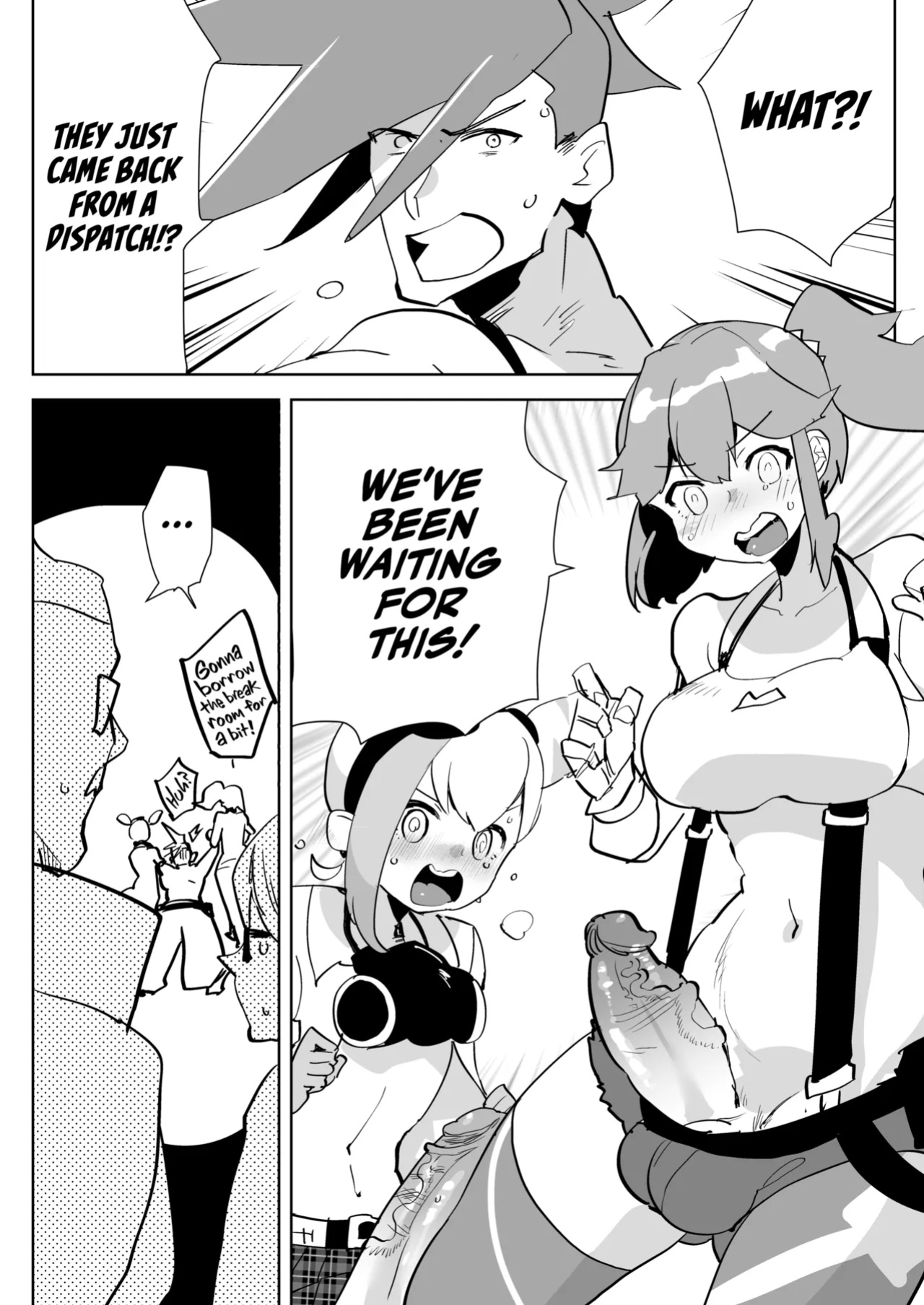 [Aimaitei (Aimaitei Umami)] Futanari x Otoko no Hon | Futa Extinguisher (Promare)